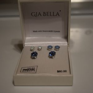 Gia Bella Swarovski Crystal Earrings